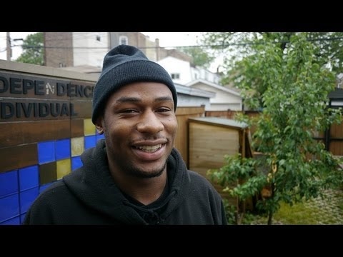 Marty has been homeless for two years. He is 19 now.